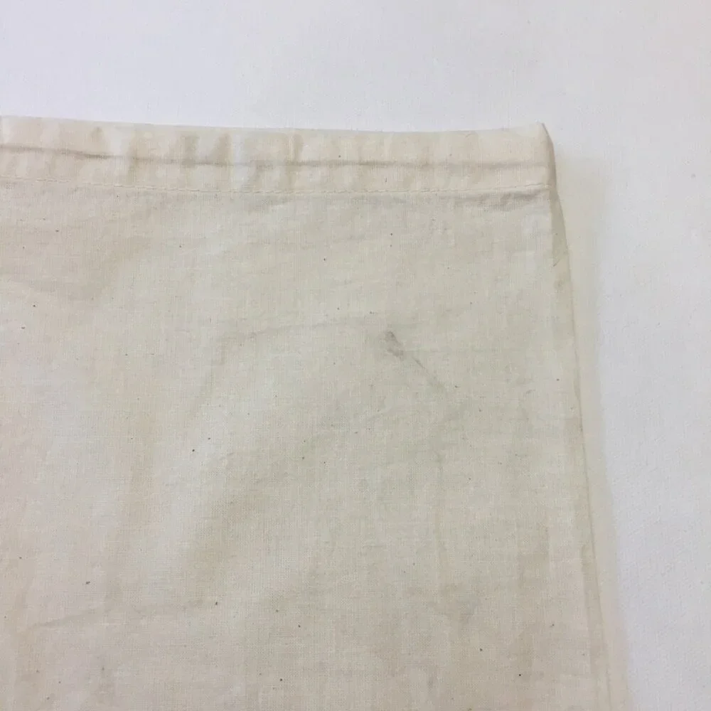 MARNI Dust Bag for Shoes A Pair Cotton Ivory Drawstring